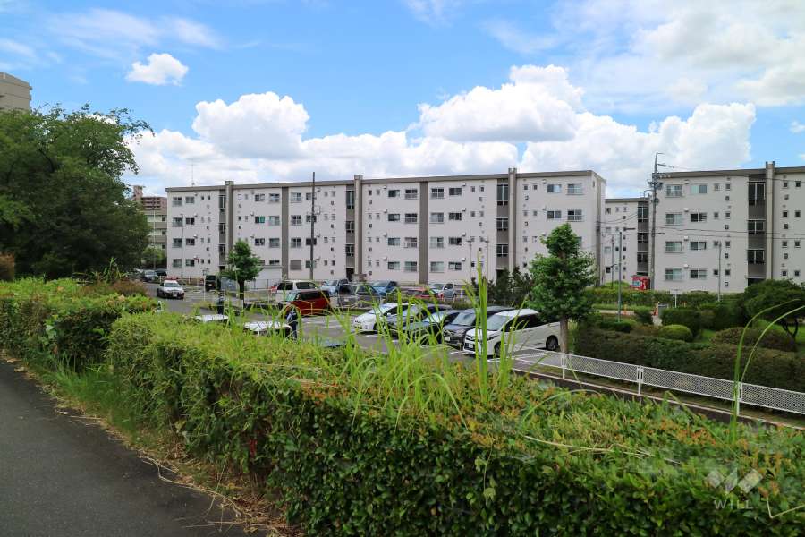 天白第一住宅10号棟の遠景