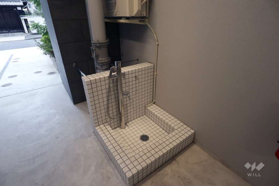 ペット足洗い場