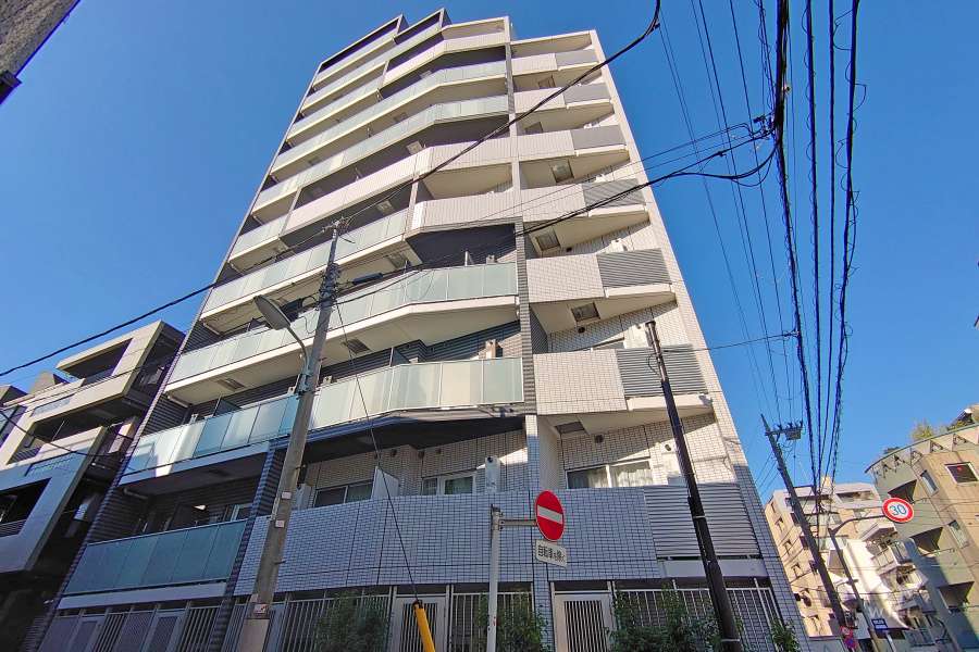 メインステージ不動前２の外観（東側から）