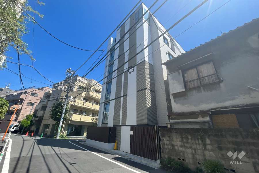 ピアース代々木上原の外観（北西側から）