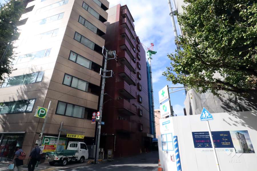 豊榮アンバサダー六本木の外観(北東側から)