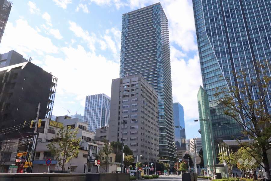 虎ノ門ヒルズレジデンシャルタワーの外観(北東側から)