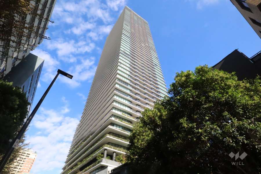 虎ノ門ヒルズレジデンシャルタワーの外観(南西側から)