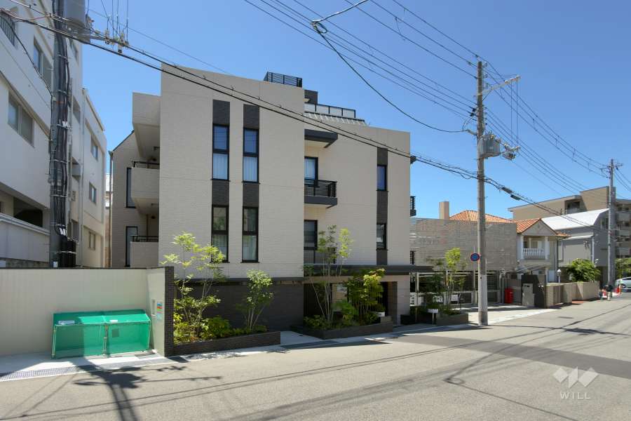 ワコーレ六甲篠原中町の外観（北東側から）