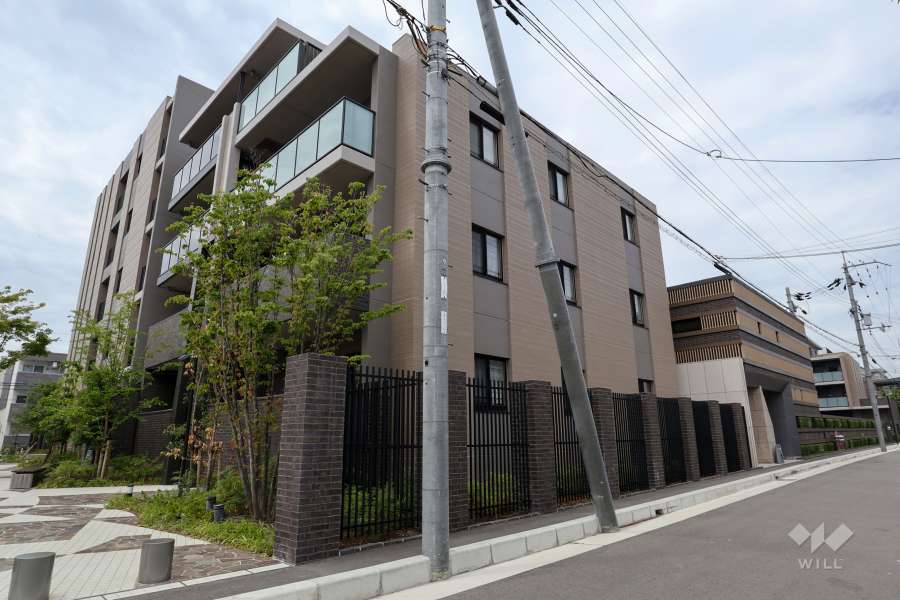シエリア茨木東宮町の外観（北東側から）