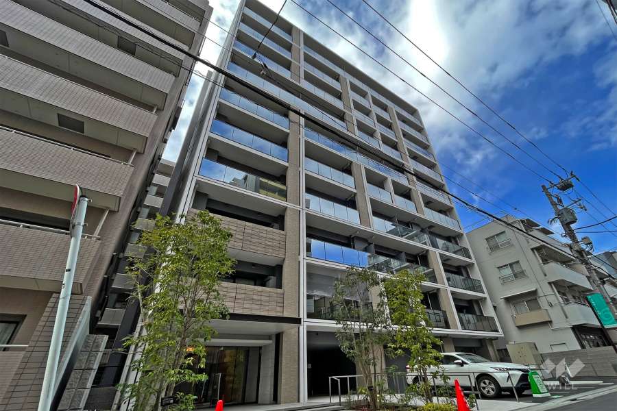 ピアース武蔵小杉の外観(南東側から)