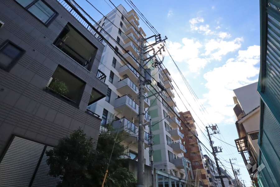 藤和シティコープ新丸子の外観（北西側から）
