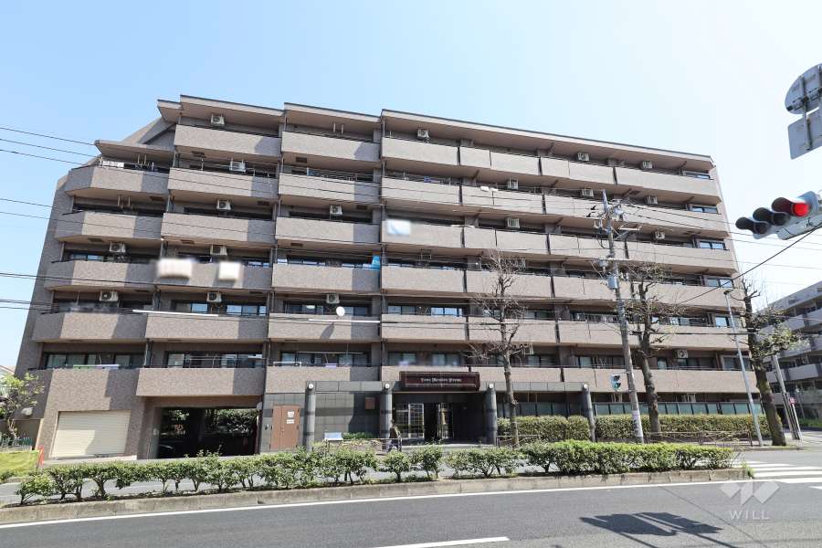 ライオンズマンション平間の外観（南西側から）