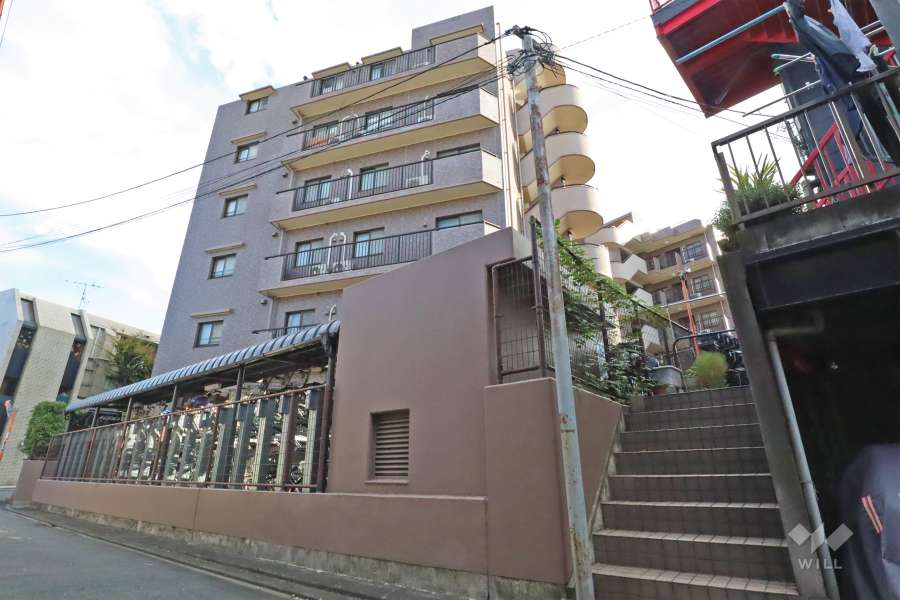 元住吉南パークホームズの外観（北西側から）