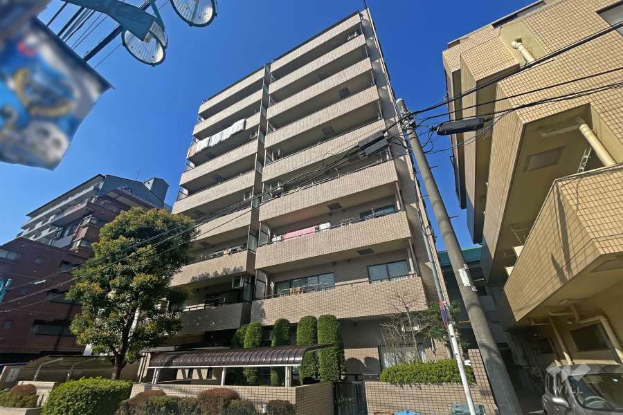 藤和シティコープ新丸子２の外観（北東側から）