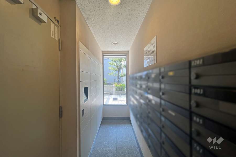 共用ポストと宅配ボックス