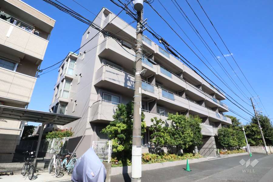 新丸子パークハウスの外観(南西側から)