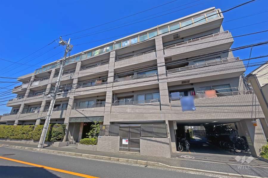 ステイツ武蔵中原の外観（南東側から）