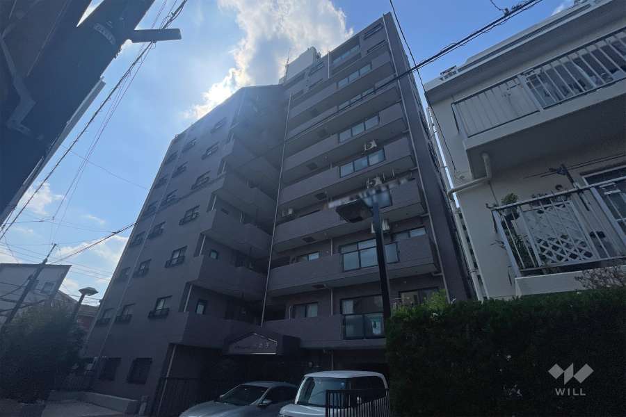 グランレーブ新丸子の外観（北東側から）　