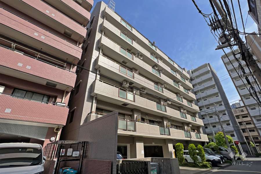 藤和シティホームズ武蔵小杉の外観（北西側から）