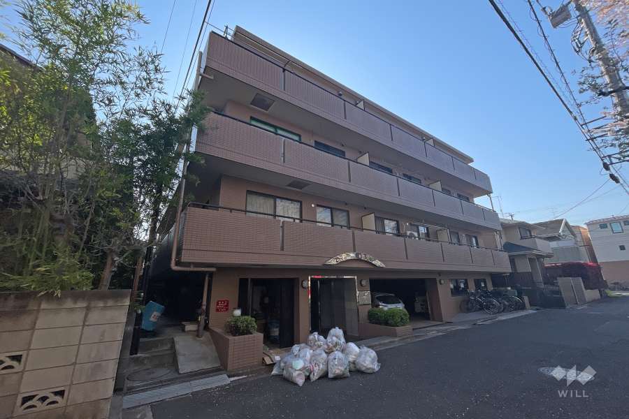 マイキャッスル武蔵小杉の外観（北西側から）