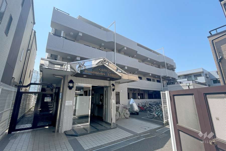 クリオ武蔵中原壱番館の外観（北東側から）　