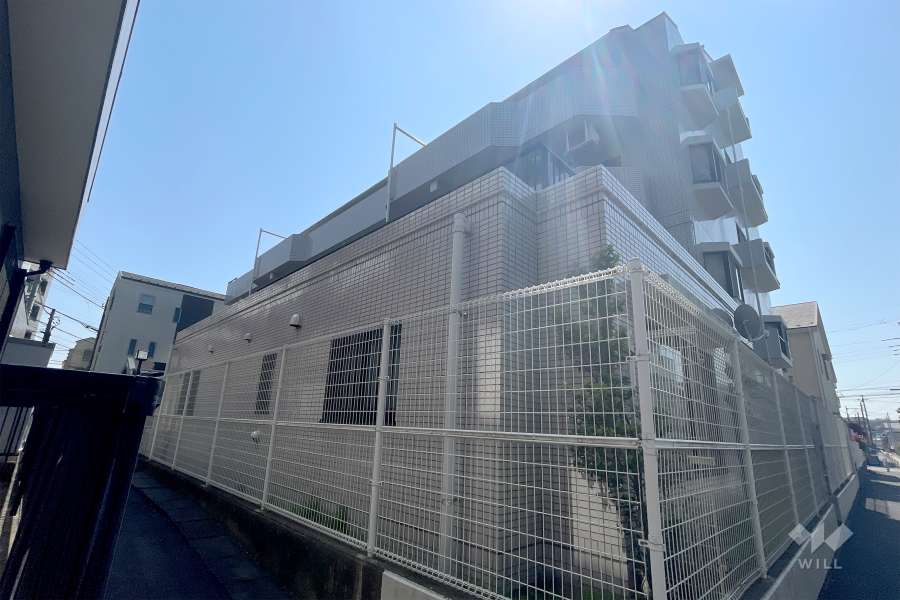 クリオ武蔵中原壱番館の外観（北西側から）　