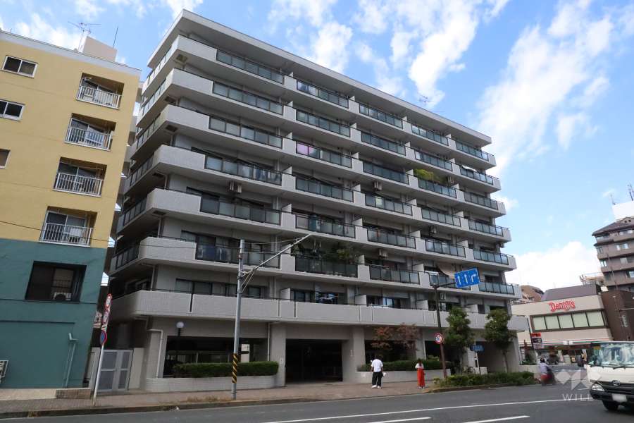 クリオ武蔵小杉壱番館の外観(南東側から)