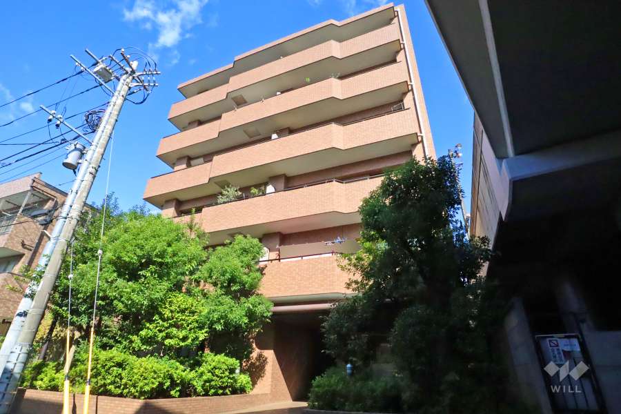 朝日シティパリオ多摩川の外観(南東側から)