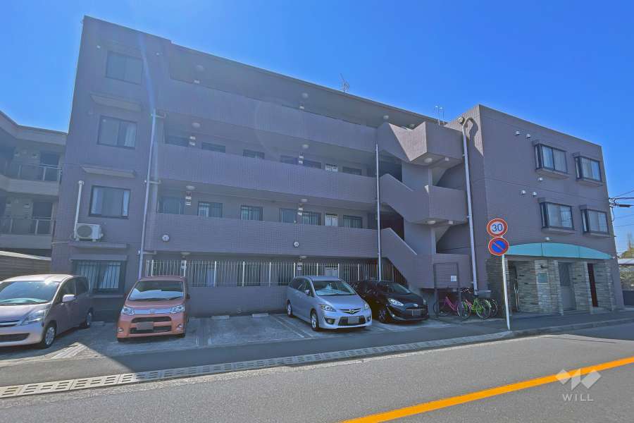 グレイス武蔵中原２の外観（北東側から）