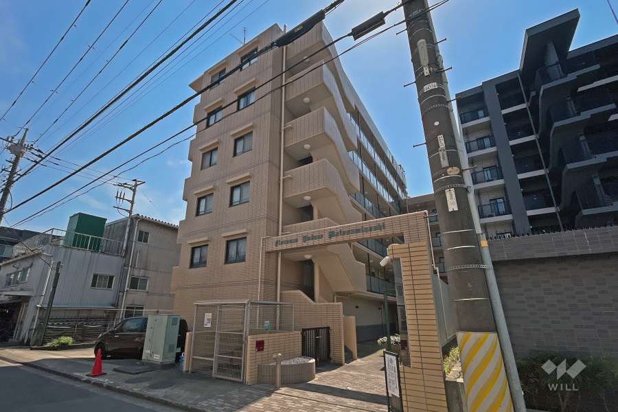 フローレンスパレス元住吉の外観（北西側から）