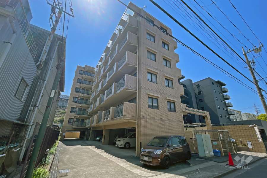 フローレンスパレス元住吉の外観（北東側から）