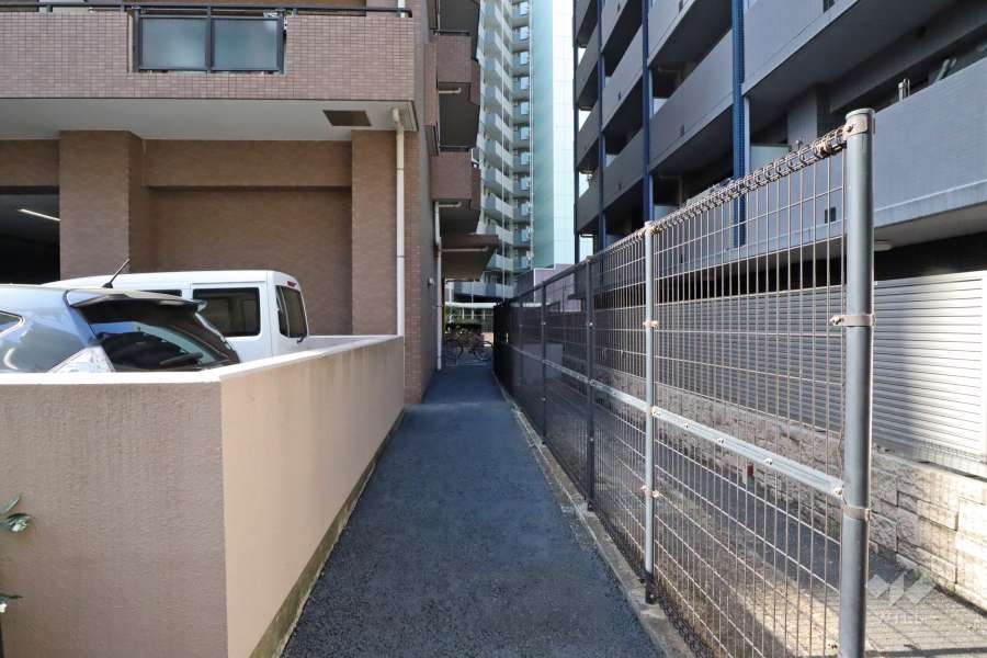 駐輪場の出入り口