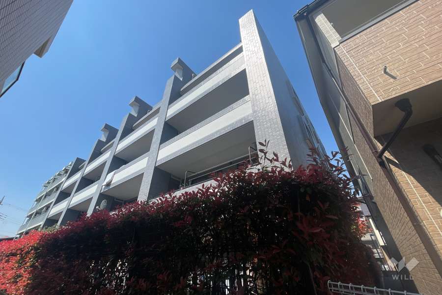 武蔵新城デュープレックスの外観（南東側から）