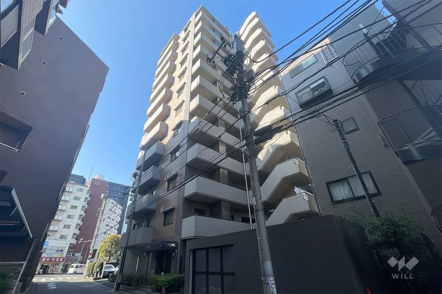 新丸子パークホームズの外観（北東側から）