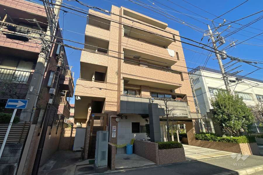 ライオンズマンション武蔵小杉第３の外観（南西側から）