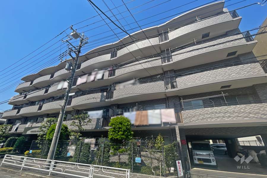 パルミナード武蔵新城の外観（南東側から）