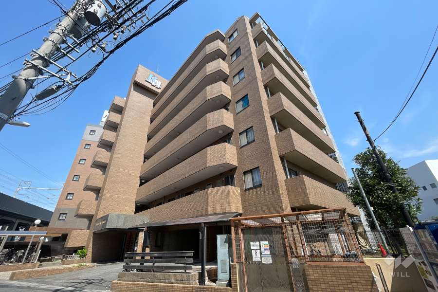 ロイヤルステージ元住吉の外観（南西側から）