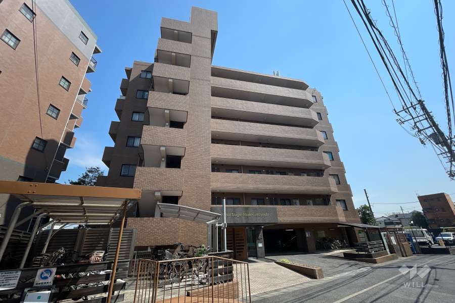 ロイヤルステージ元住吉の外観（北西側から）