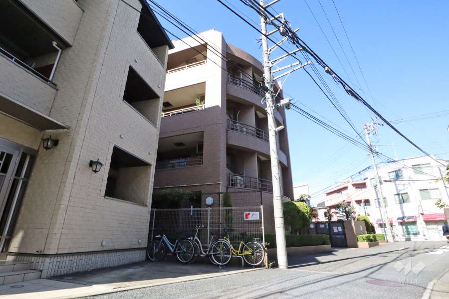 クリオ武蔵中原弐番館の外観（北東側から）