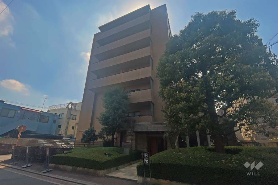 コスモ武蔵小杉御殿町の外観（北西側から）