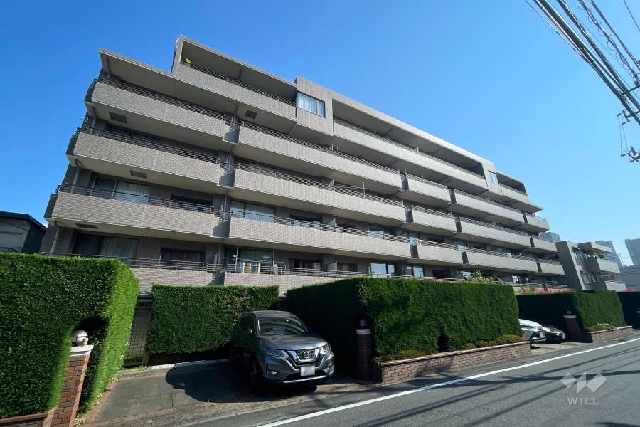 元住吉パークホームズ弐番館の外観（南西側から）