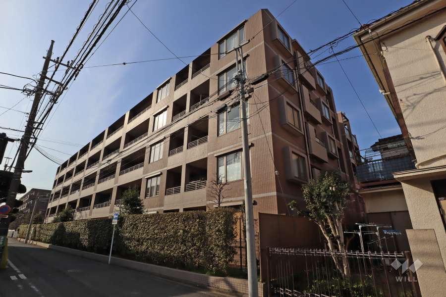 ヒルズ元住吉の外観(南東側から)