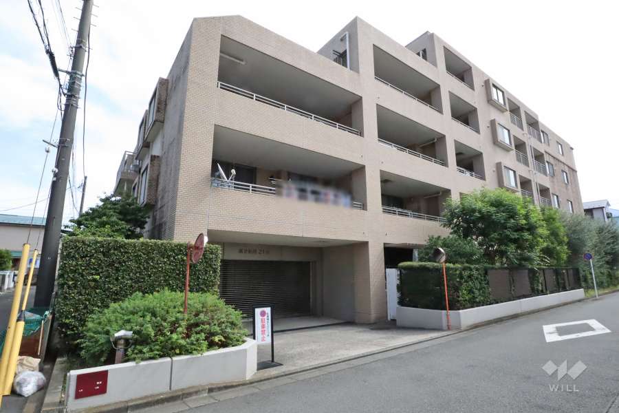 元住吉ハイライズガーデンスフィアの外観(北西側)から