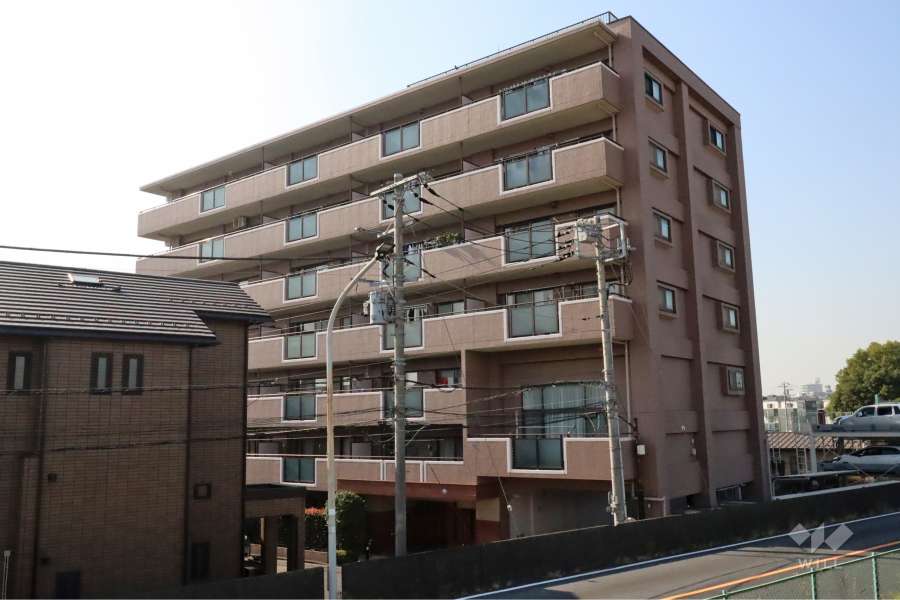 クリオ多摩川緑地壱番館の外観(西側から)