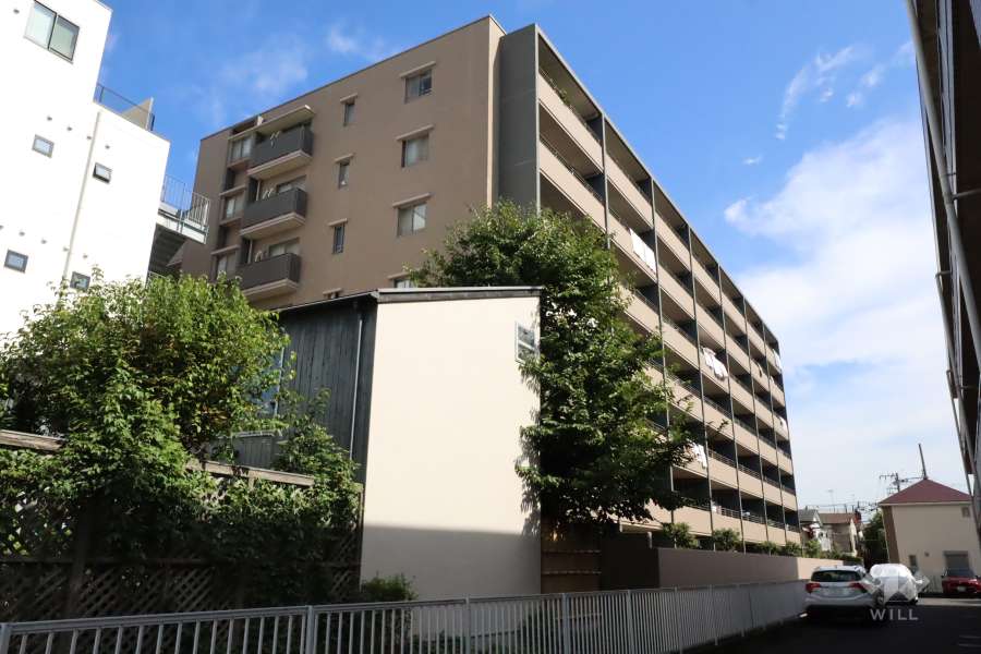 コスモステージ武蔵新城の外観(南西側から)