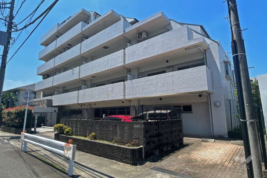 マイキャッスル武蔵新城２の外観（北東側から）