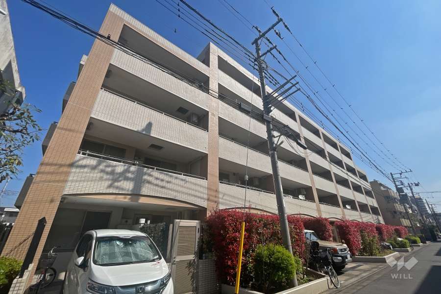 藤和シティホームズ武蔵小杉アビリアの外観（南西側から）