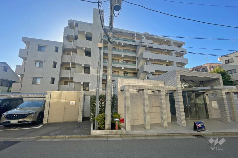 パークホームズ多摩川中丸子の外観（北側から）
