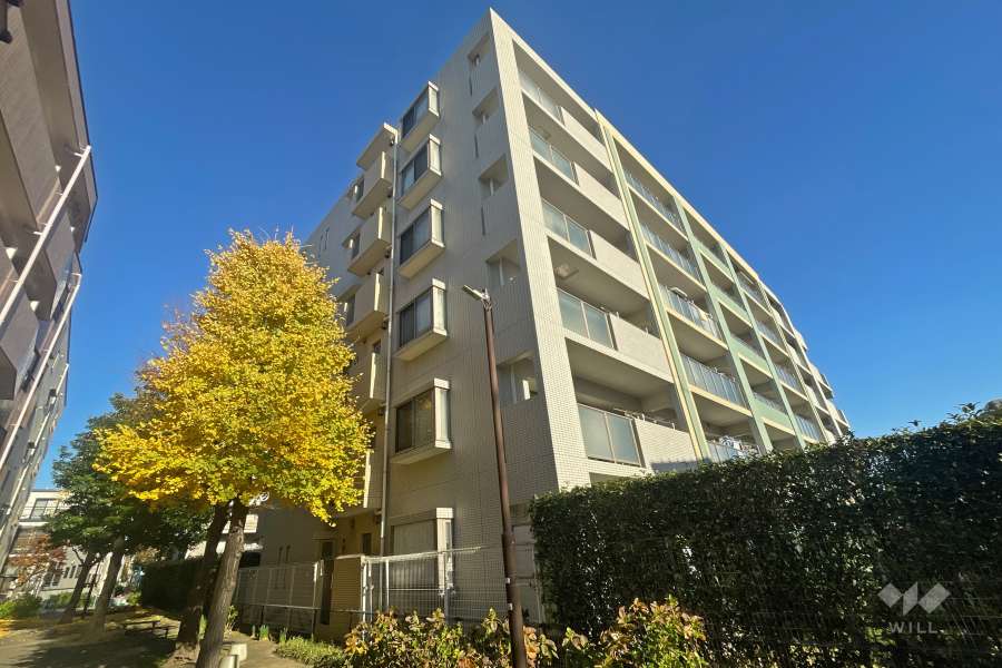 パークホームズ多摩川中丸子の外観（南西側から）