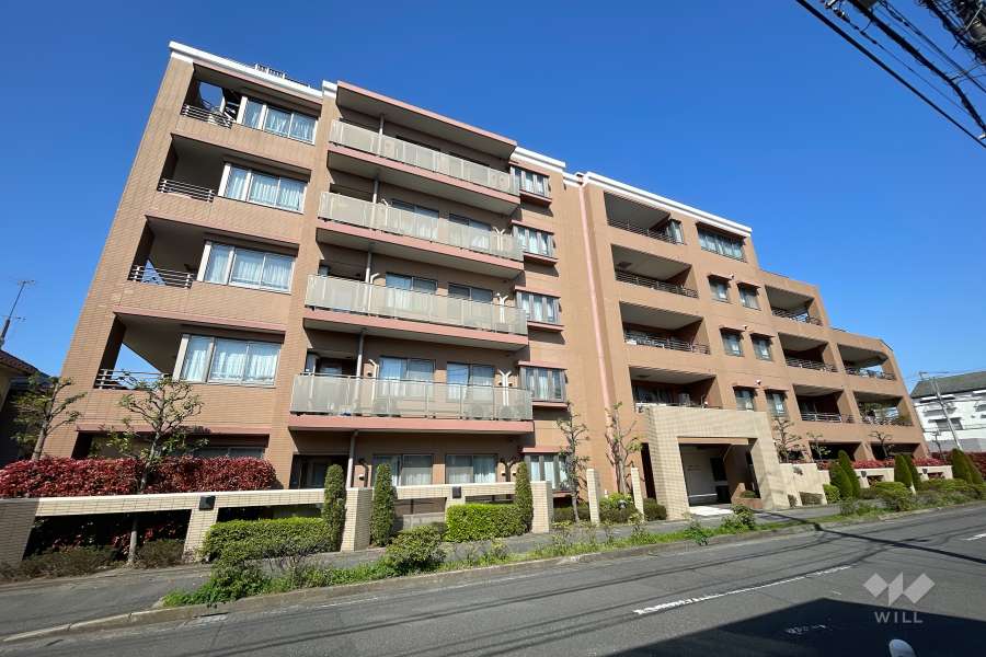 パークハウス元住吉の外観（南東側から）