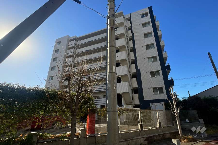 クレッセント武蔵小杉グランデイズ壱番館の外観（北東側から）