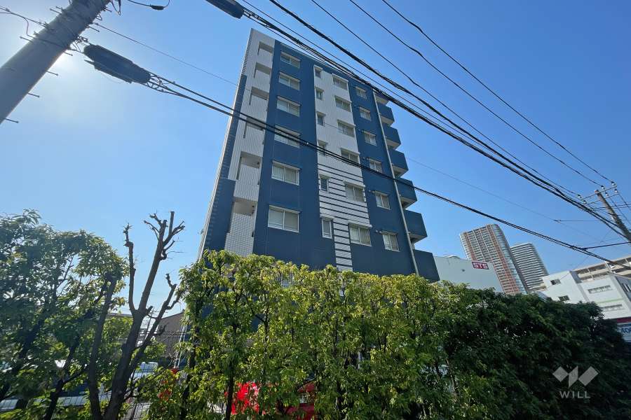 クレッセント武蔵小杉グランデイズ弐番館の外観（南西側から）