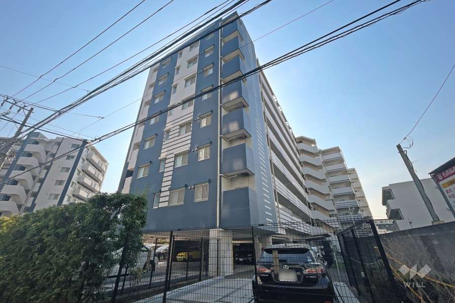 クレッセント武蔵小杉グランデイズ弐番館の外観（北東側から）