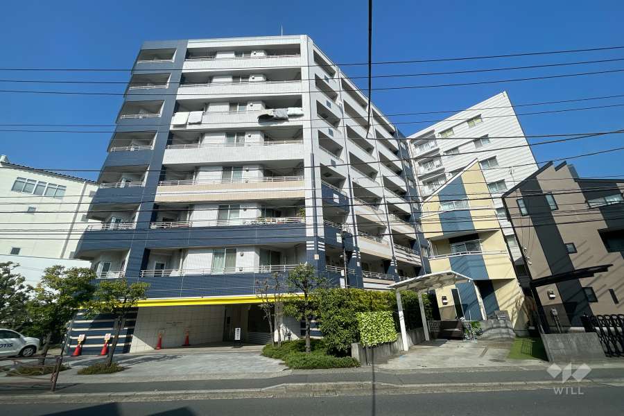 クレッセント武蔵小杉グランデイズ弐番館の外観（西側から）